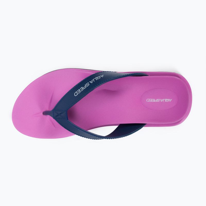 Moteriškos AQUA-SPEED Solea šlepetės pink/blue 6