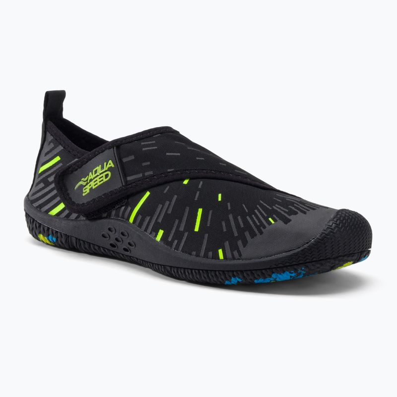 AQUA-SPEED Tegu vandens batai juodos/žalios spalvos