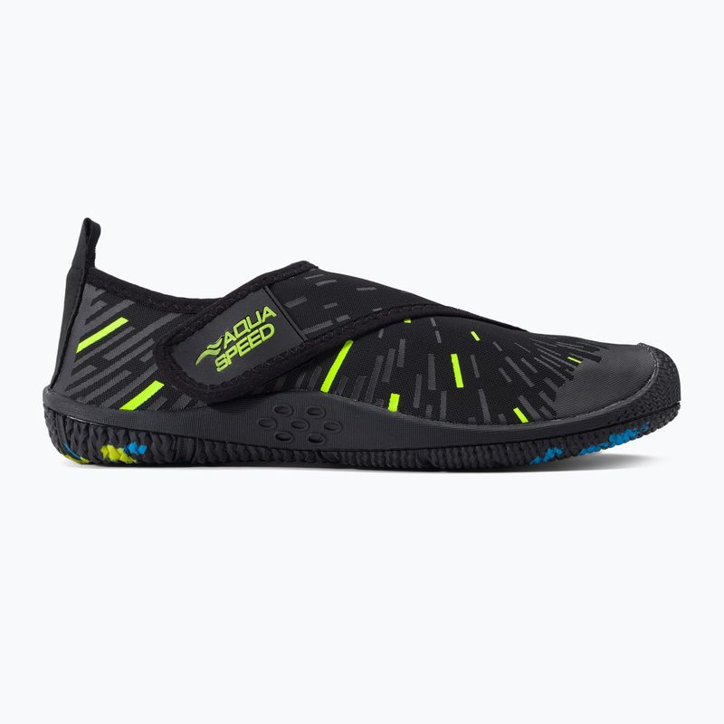 AQUA-SPEED Tegu vandens batai juodos/žalios spalvos 2