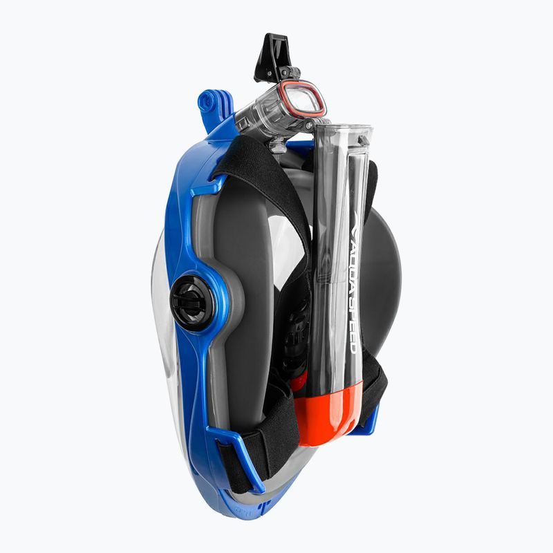 Viso veido kaukė nardymui AQUA-SPEED Spectra 2.0 juoda/mėlyna 6