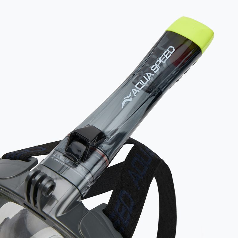Viso veido kaukė nardymui AQUA-SPEED Spectra 2.0 juoda 4