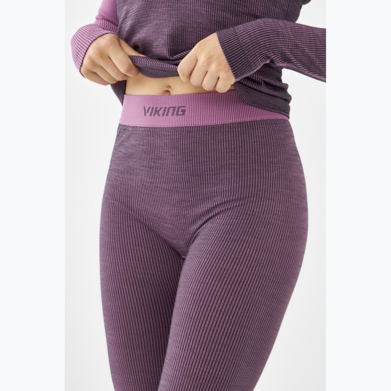 Moteriškų termoaktyvių apatinių komplektas Viking Mounti purple 6