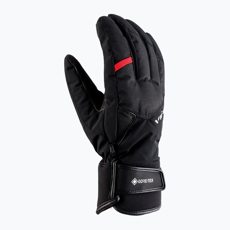 Vyrų slidinėjimo pirštinės Viking Branson GTX black/red 2