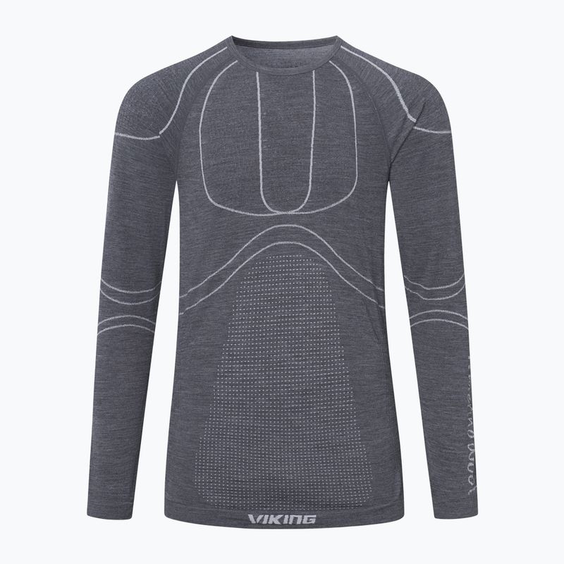Vyriški termoaktyvūs marškinėliai Viking Lan Pro dark grey/light grey 7