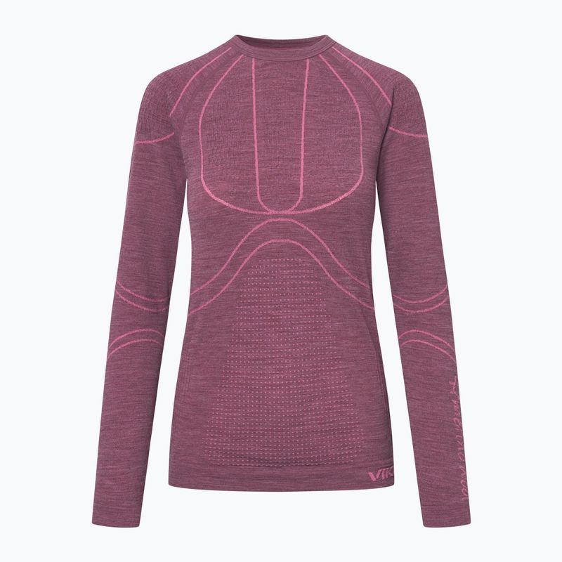 Moteriškų termo apatinių rinkinys Viking Lan Pro claret/light pink 2