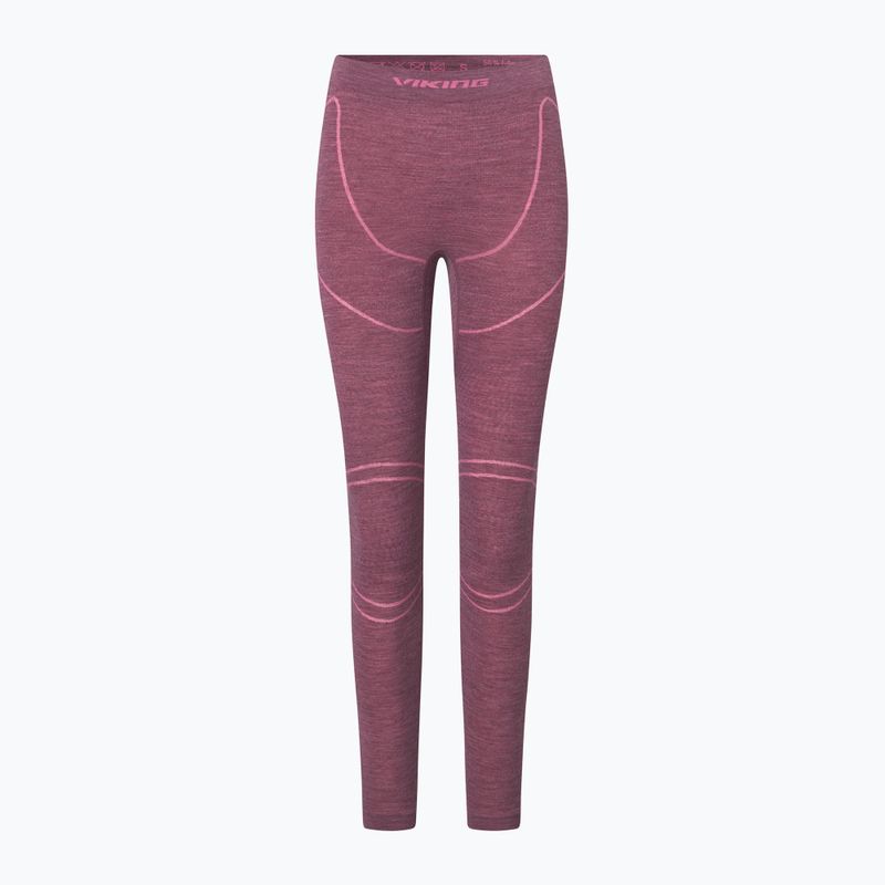Moteriškų termo apatinių rinkinys Viking Lan Pro claret/light pink 3