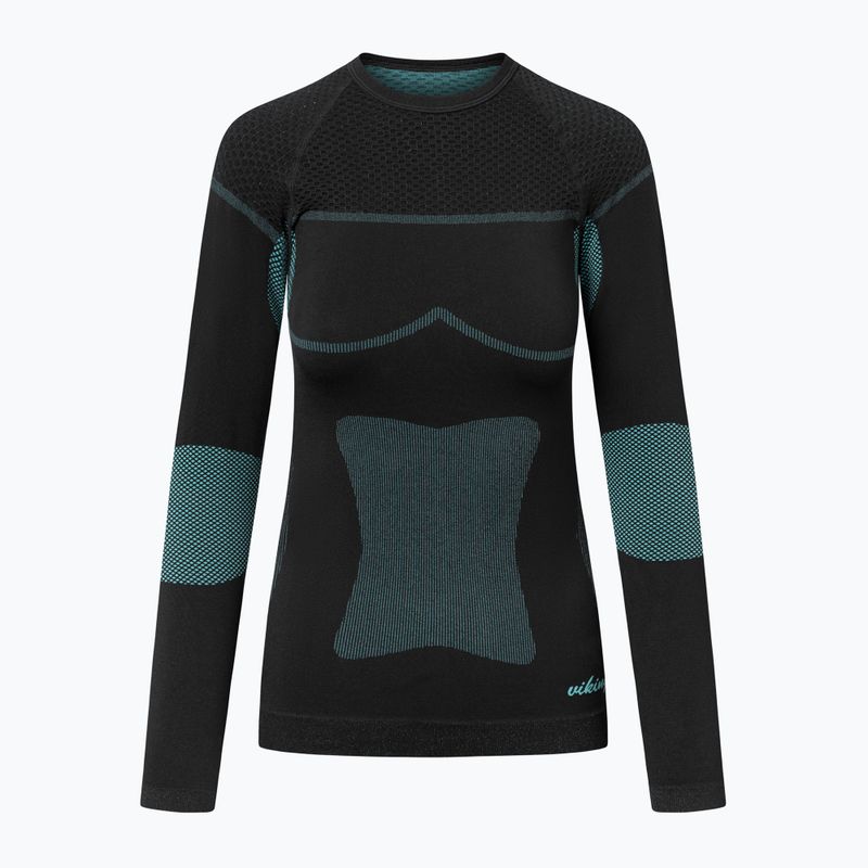Moteriškas termoaktyvus komplektas Viking Ilsa black/turquoise 2