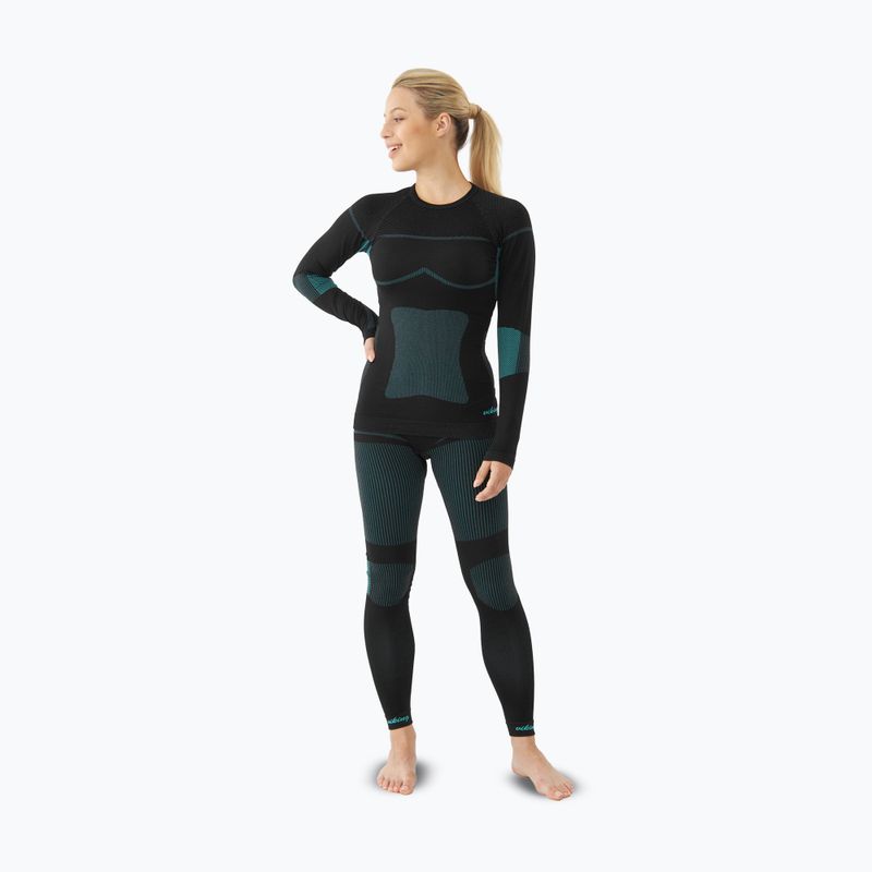 Moteriškas termoaktyvus komplektas Viking Ilsa black/turquoise 4