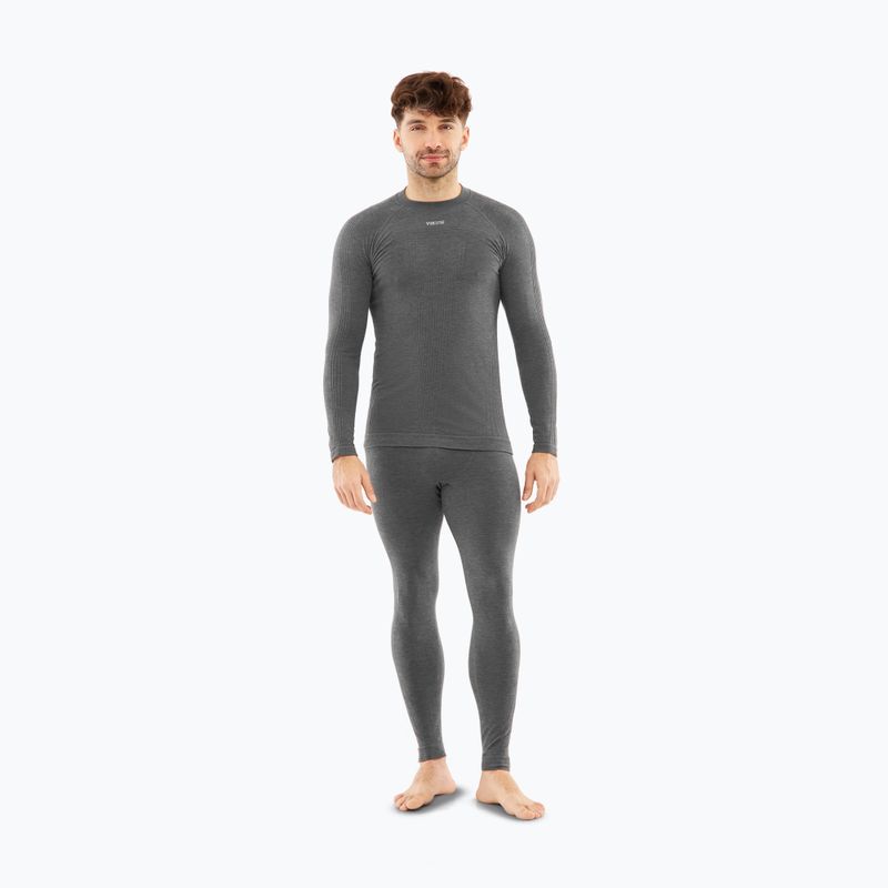 Vyriški termoaktyvūs marškinėliai Viking Tende dark grey 2