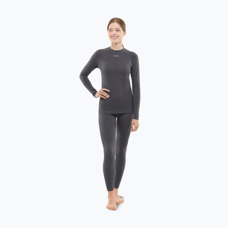 Moteriškas termo apatinių rinkinys Viking Tende dark grey