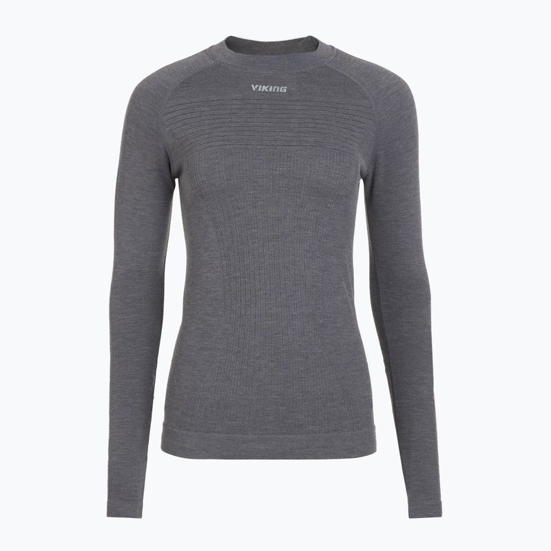 Moteriški termoaktyvūs marškinėliai Viking Tende dark grey
