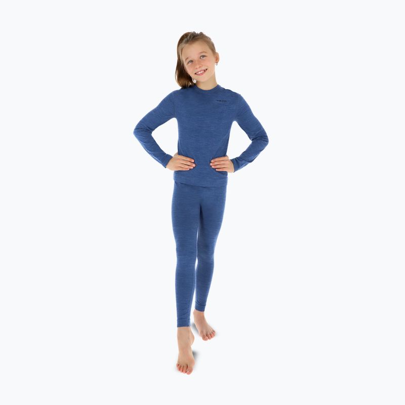 Vaikiškas termo apatinių rinkinys Viking Flam light blue 2