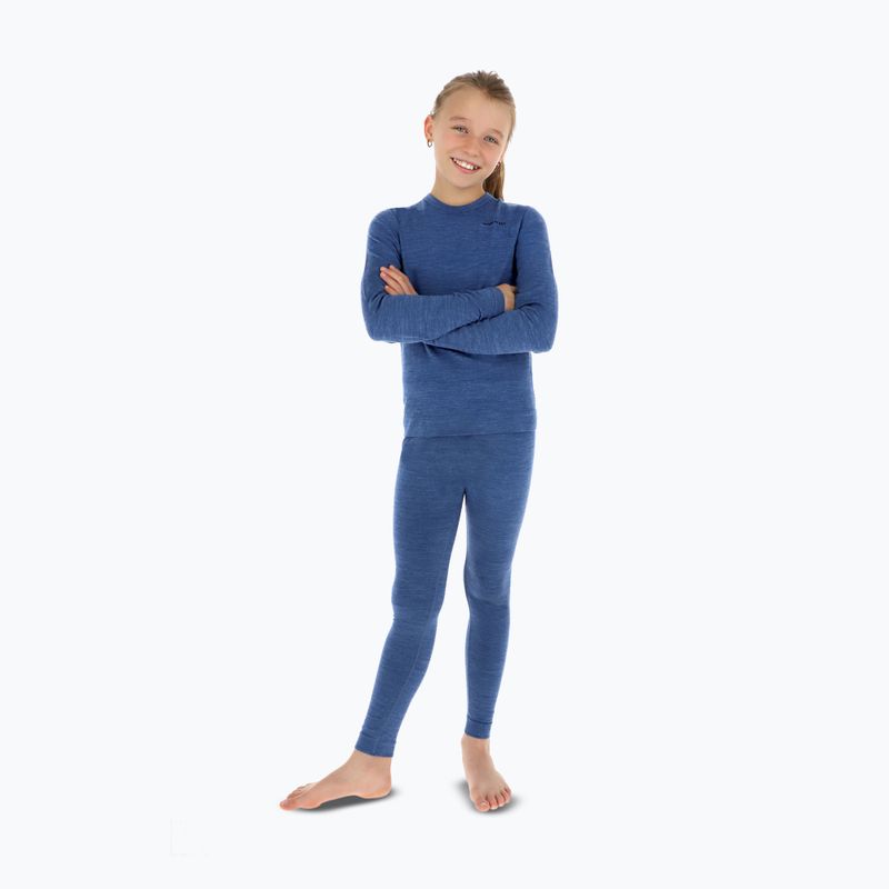 Vaikiškas termo apatinių rinkinys Viking Flam light blue 4