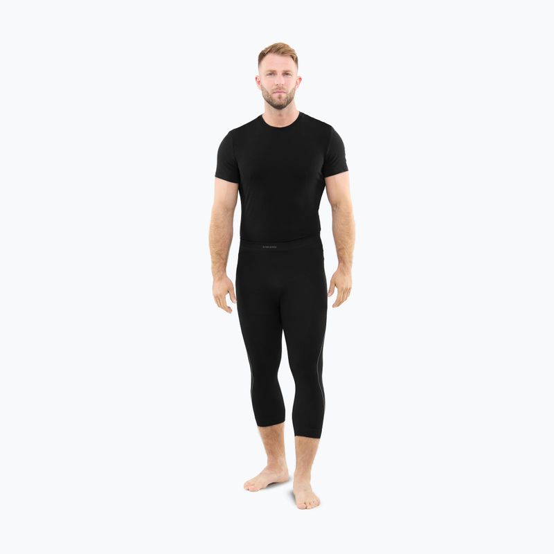 Vyriškos termo kelnės Viking Eiger 2.0 3/4 black/grey 2
