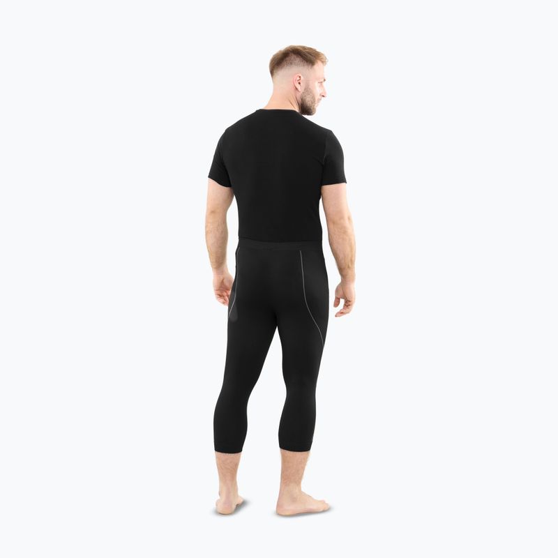 Vyriškos termo kelnės Viking Eiger 2.0 3/4 black/grey 3