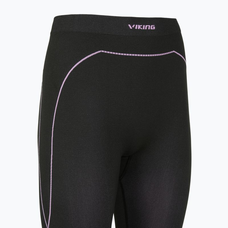 Moteriškos termo kelnės Viking Etna 2.0 3/4 black/purple 9