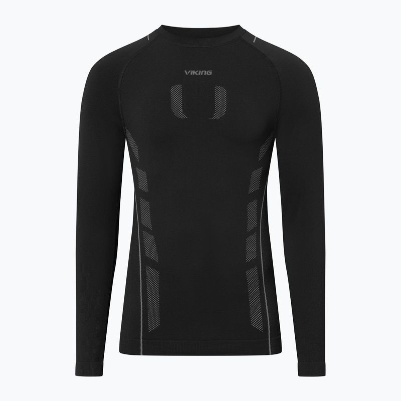 Vyriški termoaktyvūs marškinėliai Viking Eiger 2.0 black/grey