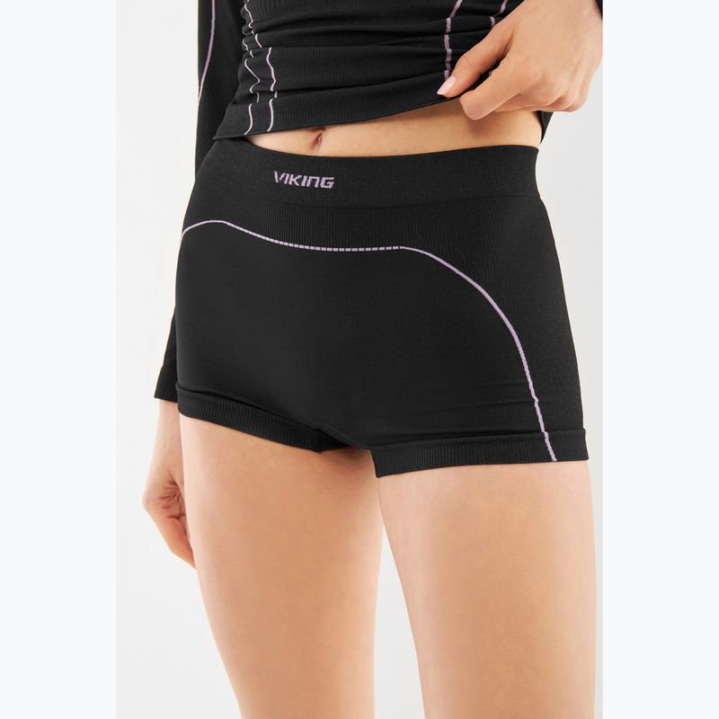 Moteriškų termo apatinių rinkinys Viking Eiger 2.0 black/purple 12