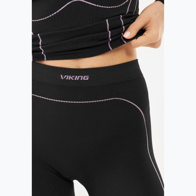 Moteriškų termo apatinių rinkinys Viking Eiger 2.0 black/purple 13