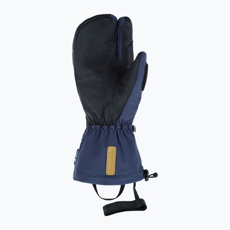 Vyriškos slidinėjimo pirštinės Viking Norvik Pro Lobster Freeride navy/beige 3
