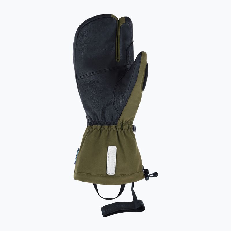 Slidinėjimo pirštinės Viking Norvik Pro Lobster Freeride olive/white 3