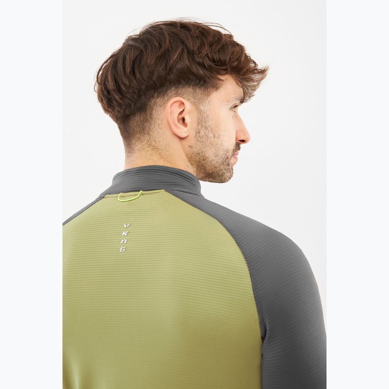 Vyriškas žygio džemperis Viking Birger olive/dark grey 5