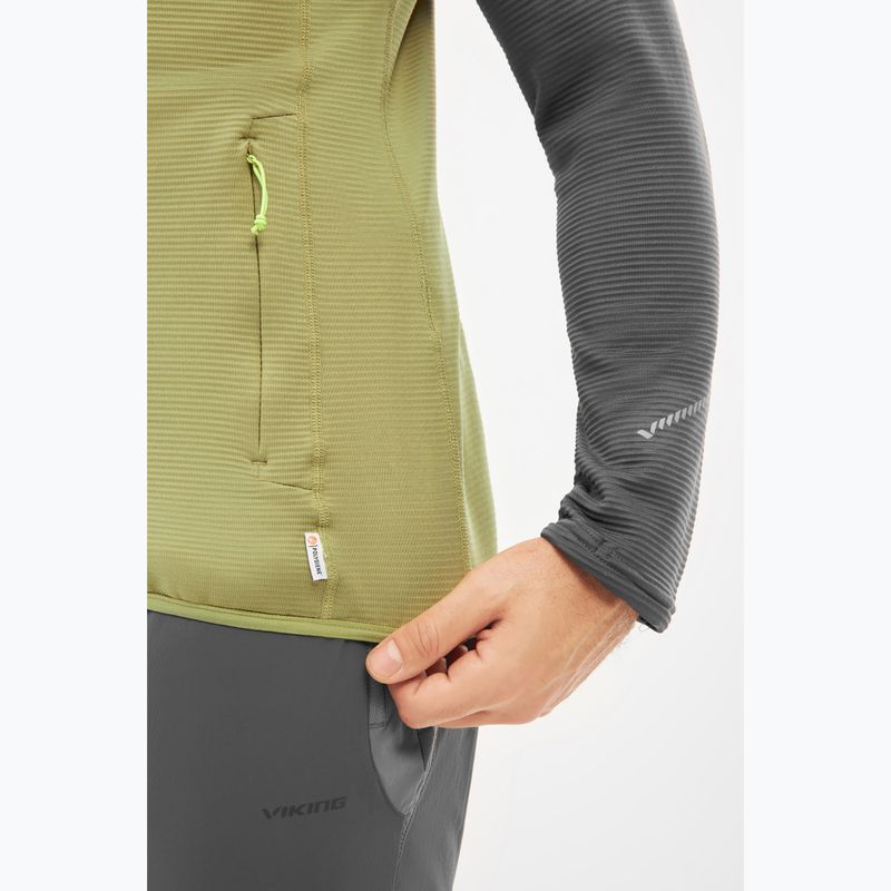 Vyriškas žygio džemperis Viking Birger olive/dark grey 6