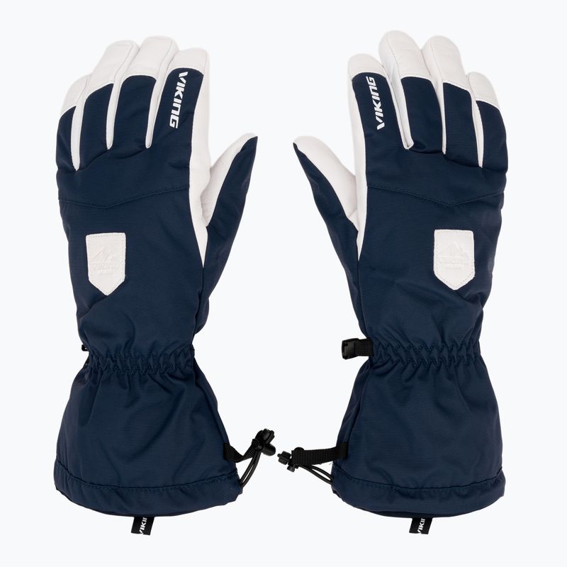 Vyriškos slidinėjimo pirštinės Viking Sven Ski navy/white 2