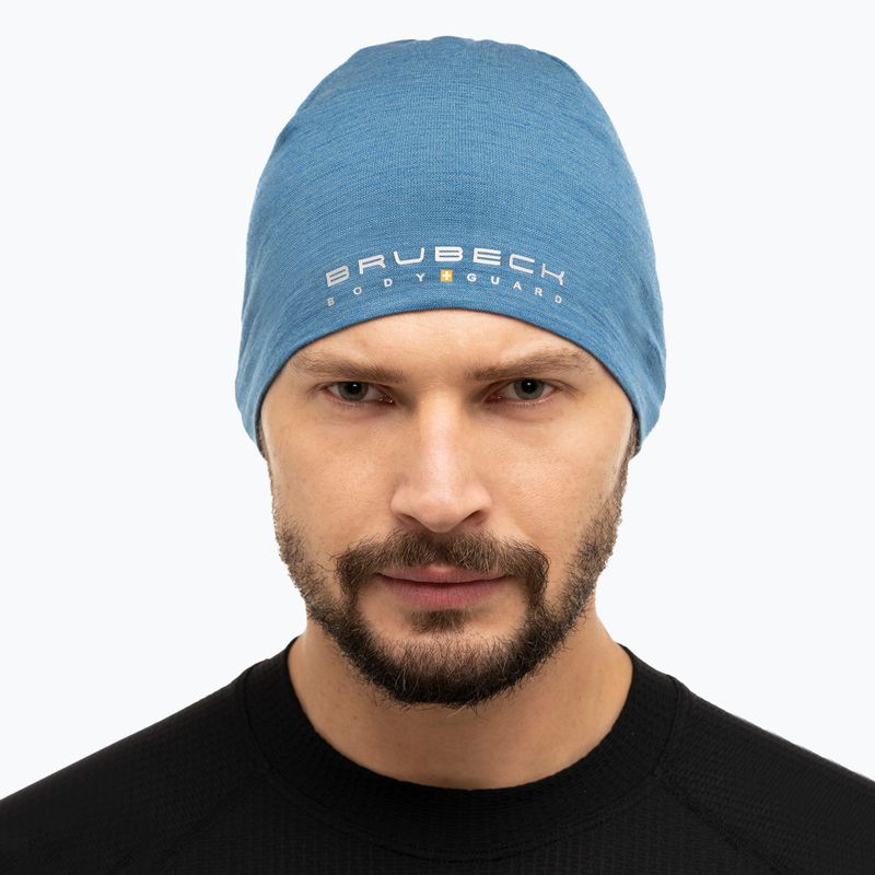 Žieminė kepurė Brubeck Extreme Wool džininės spalvos 2