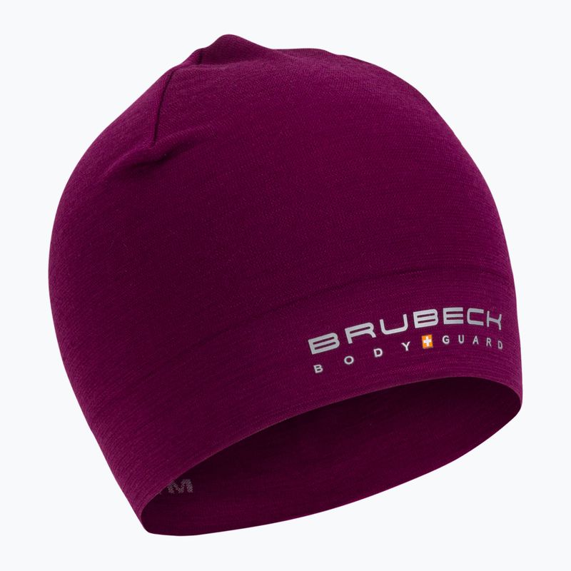 Brubeck HM10180 Extreme Wool slyvinė terminė kepurė