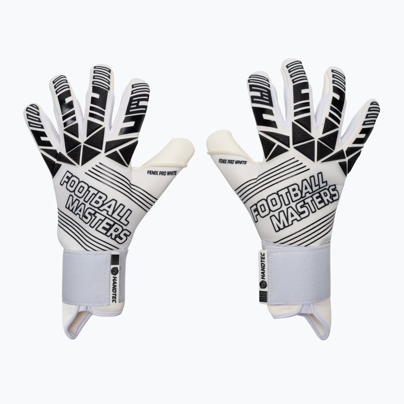 Football Masters Fenix Pro vartininko pirštinės baltos 1174-4