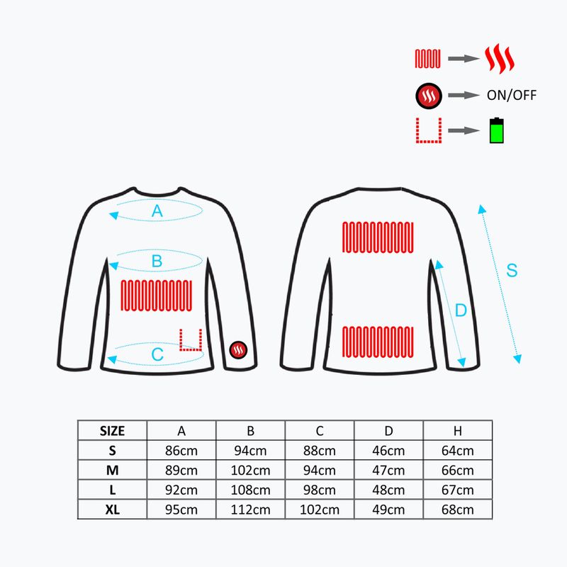 Šildomas džemperis Glovii GJ1 juodas 10