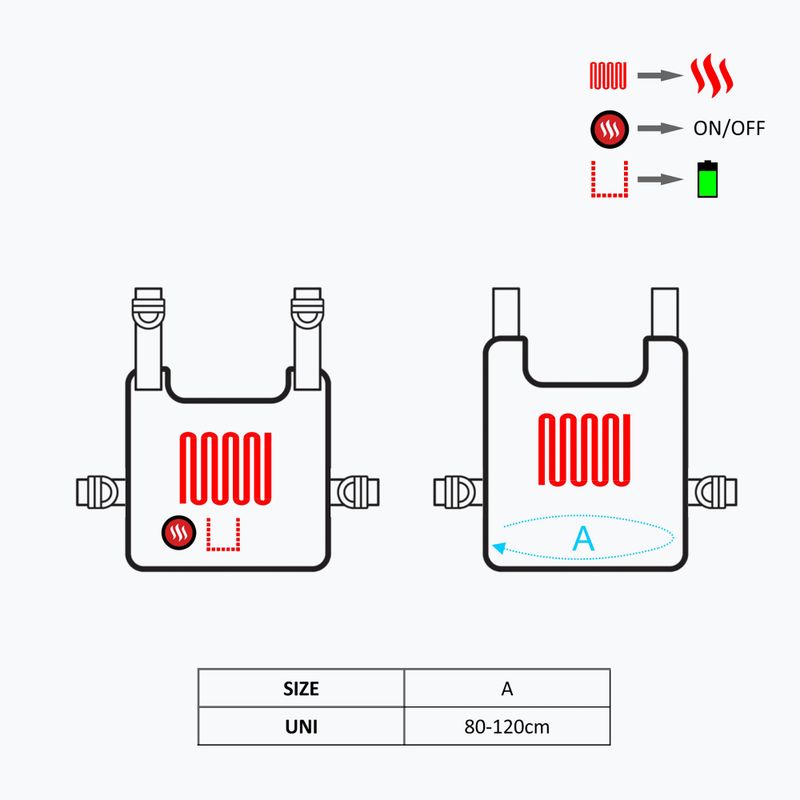 Šildoma liemenė Glovii GV1 juoda 9