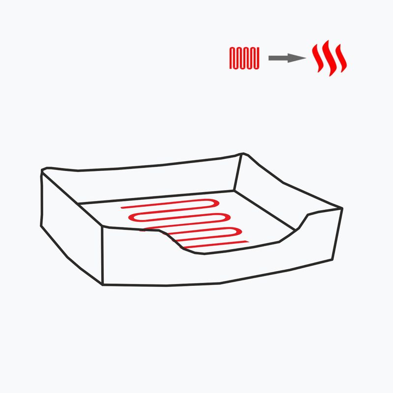 Šildoma lova augintiniui Glovii GPETH pilka 7