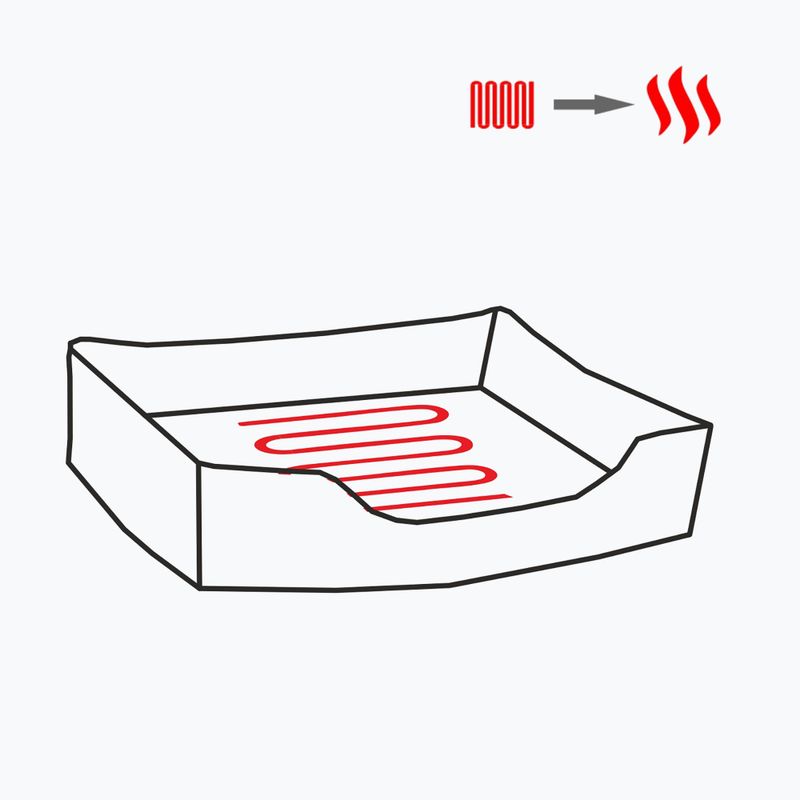 Šildoma lova augintiniui Glovii GPETB pilka 7