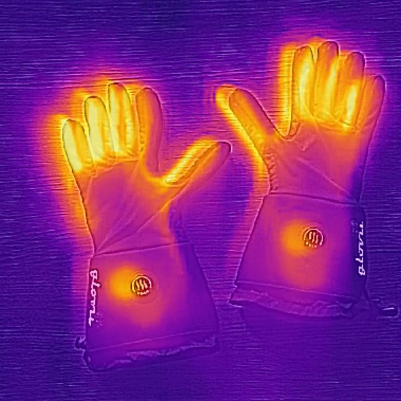 Šildomos pirštinės Glovii GLR raudonos 10