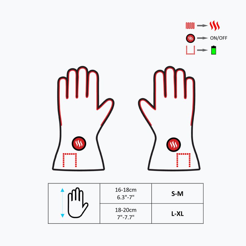 Šildomos pirštinės Glovii GEG pilkos 12