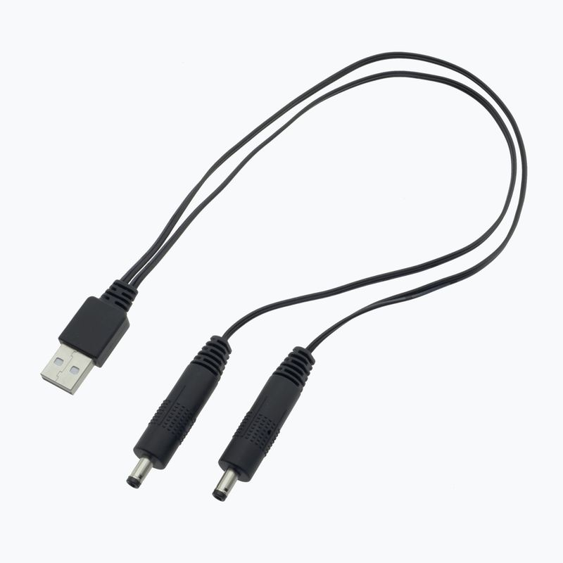 USB įkrovimo laidas šildomoms pirštinėms, šlepetėms ir gobtuvui Glovii GE33C juodas