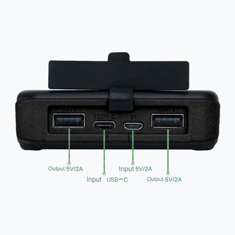 Saulės energijos įkroviklis PowerNeed 20000 mAh juodas 11