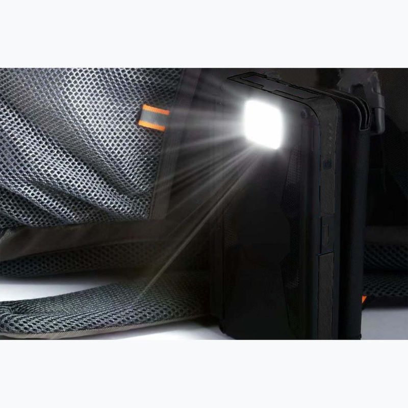 Saulės energijos įkroviklis PowerNeed 20000 mAh juodas 12