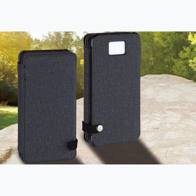 Saulės energijos įkroviklis PowerNeed 8000mAh juodas 11