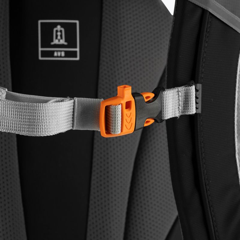 Alpinus Teide 25 l turistinė kuprinė black/lime 11