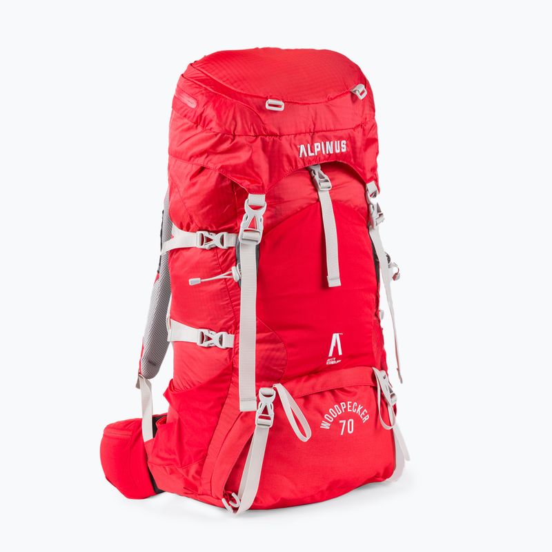 Alpinus Woodpecker trekingo kuprinė 70 l raudona 2