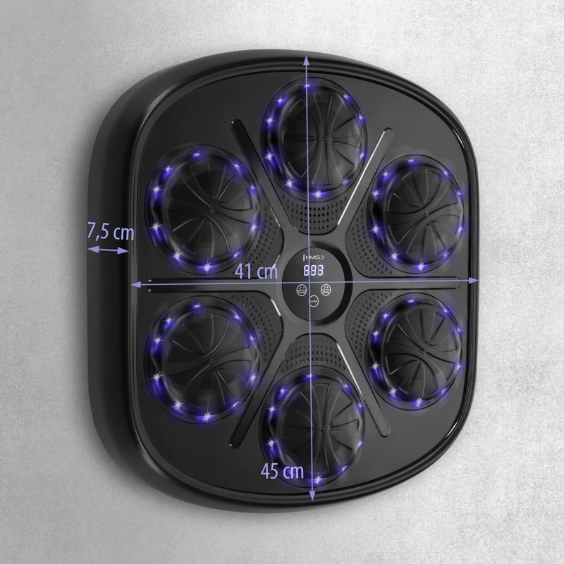 Elektroninis treniruočių skydas + pirštinės HMS TB03 black 5
