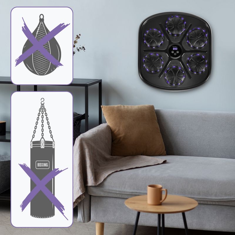 Elektroninis treniruočių skydas + pirštinės HMS TB03 black 7