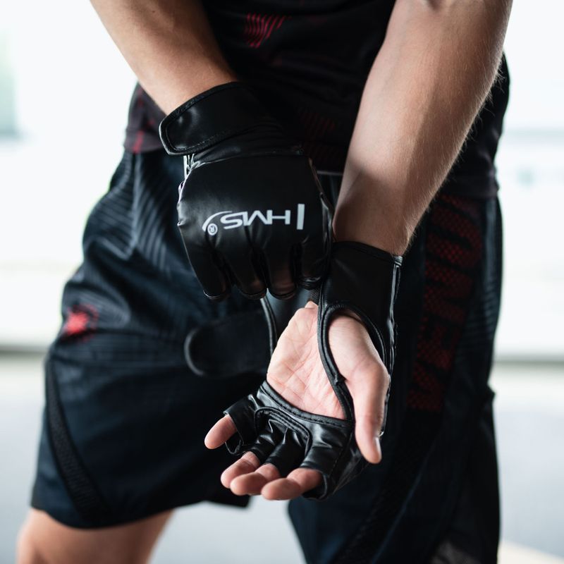 Elektroninis treniruočių skydas + pirštinės HMS TB03 black 13