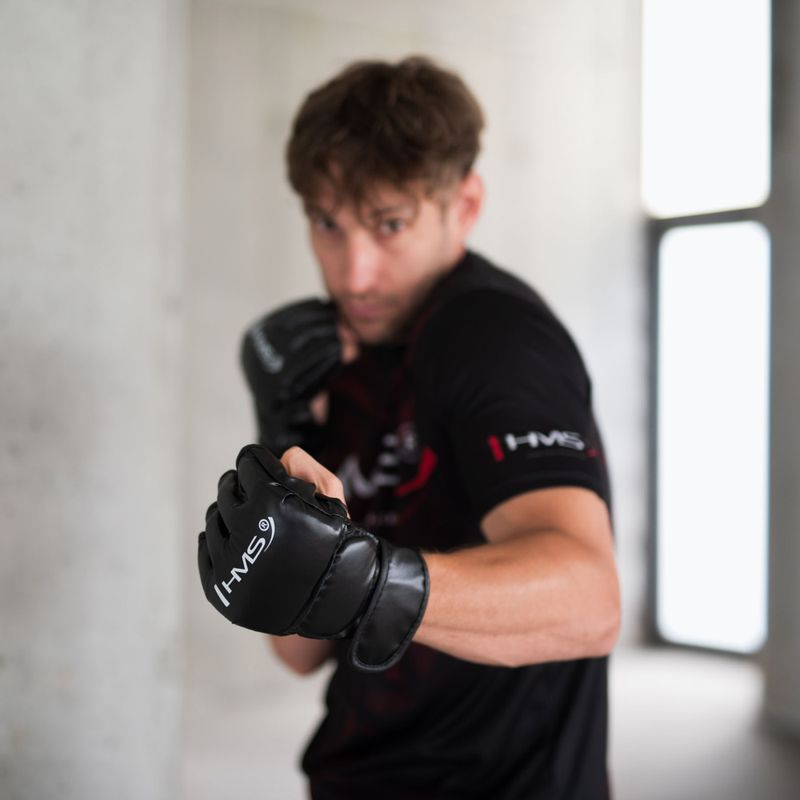 Elektroninis treniruočių skydas + pirštinės HMS TB03 black 14