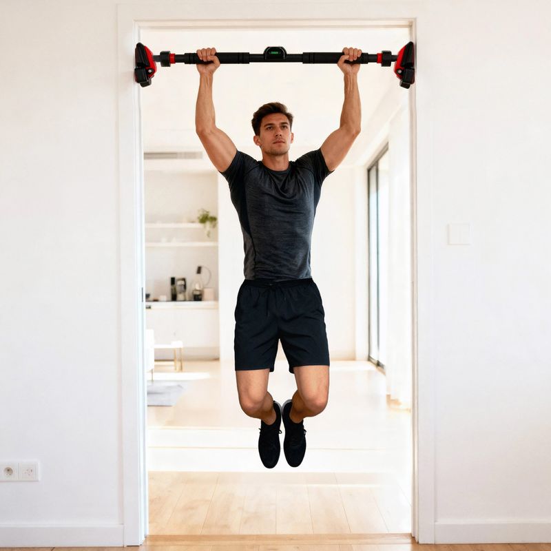 Prisitraukimų skersinis HMS DD500 black/red 11