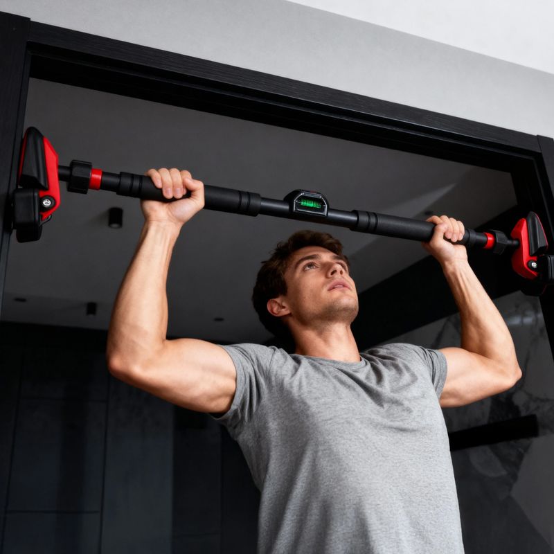 Prisitraukimų skersinis HMS DD500 black/red 12