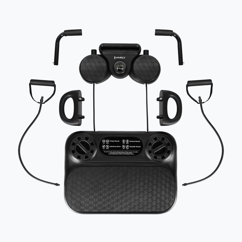 Daugiafunkcė treniruočių platforma su lynais HMS DBP01 black